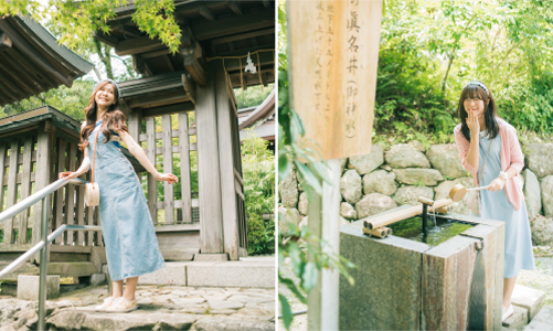 高見神社 撮影風景